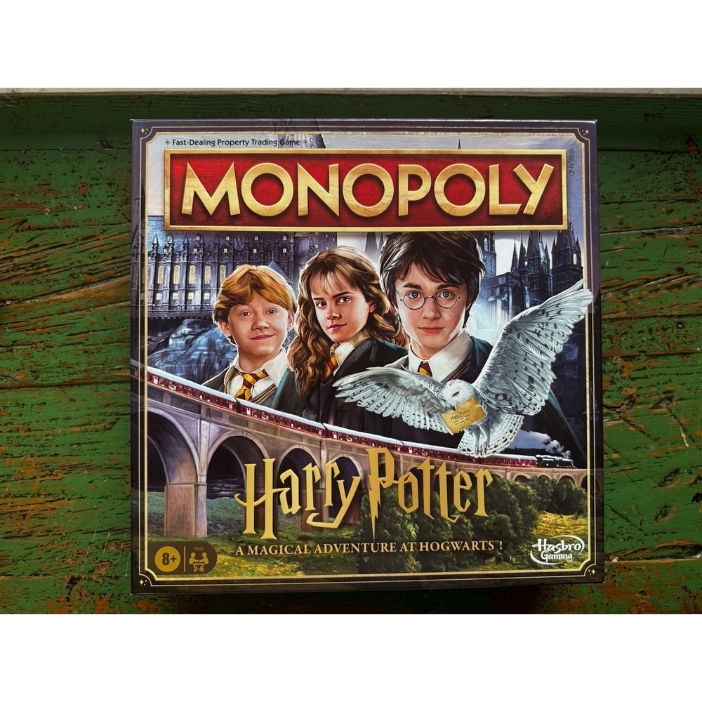 Monopoly Harry Potter Edition Board Game Adventure at Hogwarts Hasbro NEW SEALED